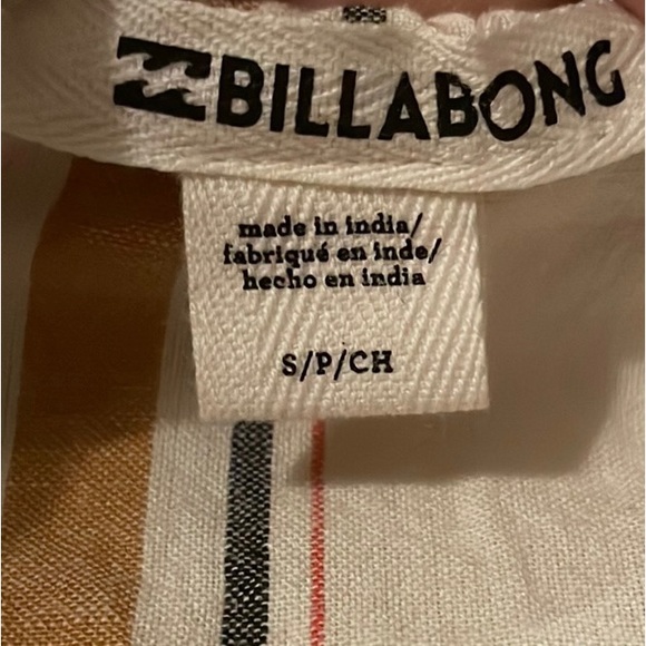 Billabong NWT stripe ruffled crossover top S - Picture 14 of 14